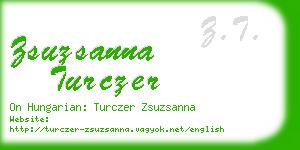 zsuzsanna turczer business card